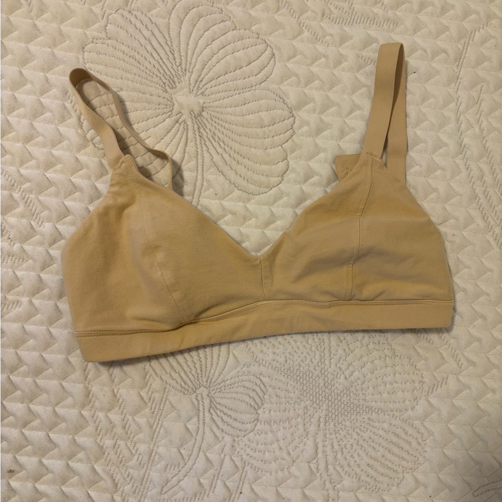 Subset organic cotton bralette bra